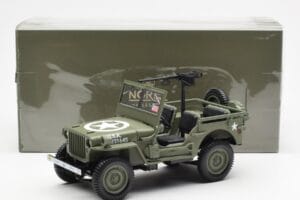 Jeep Willys MB US Army D-Day 1944 Norev 1:18 189016 Metāls — attēls 10 no 10