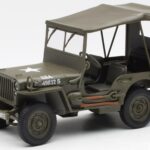 Jeep Willys Ar Brezenta Jumtu UT Models 1:18