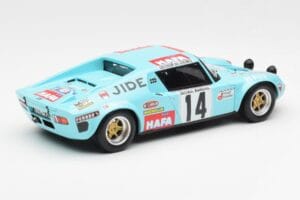 Jide 1600S Gr.4 #14 J. Ragnotti / Jaubert Criterium des Cevennes 1972 Otto 1:18 OT287 Sveķi — attēls 2 no 6