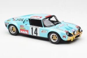 Jide 1600S Gr.4 #14 J. Ragnotti / Jaubert Criterium des Cevennes 1972 Otto 1:18 OT287 Sveķi — attēls 4 no 6