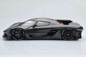 Koenigsegg Jesko Absolut Graphite Pelēks Asia Exclusive GT Spirit 1:18 CLDC025 Sveķi — attēls 3 no 6