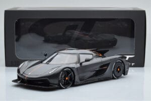 Koenigsegg Jesko Absolut Graphite Pelēks Asia Exclusive GT Spirit 1:18 CLDC025 Sveķi — attēls 6 no 6