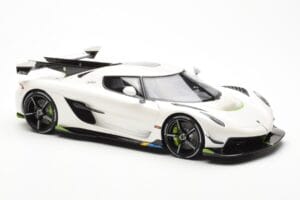 Koenigsegg Jesko Attack Balts GT Spirit 1:18 GT389 Sveķi — attēls 4 no 6
