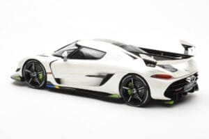 Koenigsegg Jesko Attack Balts GT Spirit 1:18 GT389 Sveķi — attēls 5 no 6