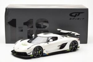 Koenigsegg Jesko Attack Balts GT Spirit 1:18 GT389 Sveķi — attēls 6 no 6