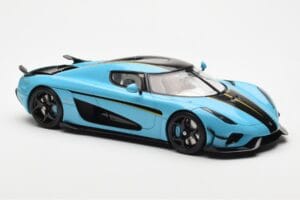 Koenigsegg Regera Baby Zils GT Spirit 1:18 GT881 Sveķi — attēls 4 no 6