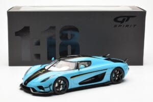 Koenigsegg Regera Baby Zils GT Spirit 1:18 GT881 Sveķi — attēls 6 no 6