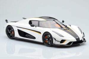Koenigsegg Regera Balts GT Spirit 1:18 GT391 Sveķi — attēls 3 no 5