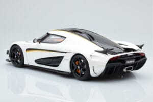 Koenigsegg Regera Balts GT Spirit 1:18 GT391 Sveķi — attēls 4 no 5