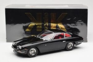 Lamborghini 400 GT 2+2 Melns KK-Scale 1:18 180394 Metāls — attēls 6 no 6