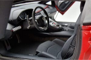 Lamborghini Aventador LP700-4 Andromeda Sarkans AUTOart 1:18 74669 Metāls — attēls 8 no 10