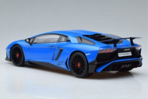 Lamborghini Aventador LP750-4 SV Zils AUTOart 1:18 74559 Kompozīts — attēls 6 no 8