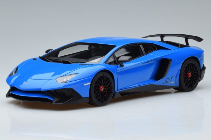 Lamborghini Aventador LP750-4 SV Zils AUTOart 1:18 74559 Kompozīts