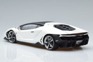 Lamborghini Centenario Pērļbalts GT Spirit 1:18 GTS18503W Sveķi — attēls 5 no 6