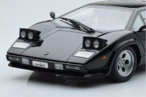 Lamborghini Countach LP5000S Melns AUTOart 1:18 74533 Metāls — attēls 8 no 10