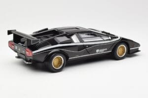 Lamborghini Countach LP 500R Melns Kyosho 1:18 08320C Metāls — attēls 3 no 8