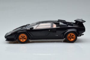Lamborghini Countach LP500S Walter Wolf Tumšzils Kyosho 1:18 08320D Metāls — attēls 5 no 11