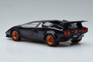 Lamborghini Countach LP500S Walter Wolf Tumšzils Kyosho 1:18 08320D Metāls — attēls 7 no 11