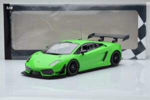 Lamborghini Gallardo LP600+ GT3 Zaļš Minichamps 1:18 151111101 Metāls — attēls 6 no 6