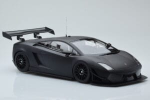 Lamborghini Gallardo LP600+ GT3 Matēts Melns Minichamps 1:18 151111100 Metāls — attēls 4 no 6