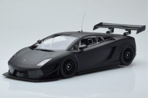 Lamborghini Gallardo LP600+ GT3 Matēts Melns Minichamps 1:18