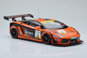 Lamborghini Gallardo LP600+ GT3 Rhinos Leipert Motorsport #12 A. Petrishin / D. Leiper ADAC GT Masters 2011 Minichamps 1:18 1 — attēls 4 no 6