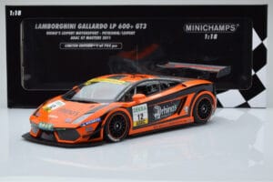Lamborghini Gallardo LP600+ GT3 Rhinos Leipert Motorsport #12 A. Petrishin / D. Leiper ADAC GT Masters 2011 Minichamps 1:18 1 — attēls 6 no 6