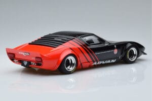 Lamborghini Miura LB Works Liberty Walk Advan GT Spirit 1:18 KJ033 Sveķi — attēls 2 no 6