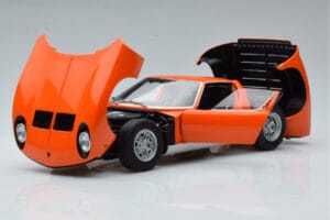 Lamborghini Miura SV Oranžs AUTOart 1:18 74542 Metāls — attēls 2 no 8