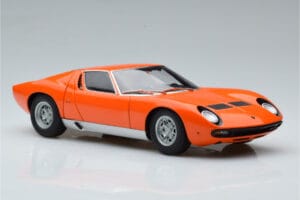 Lamborghini Miura SV Oranžs AUTOart 1:18 74542 Metāls — attēls 6 no 8