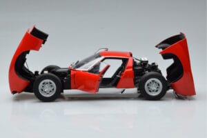 Lamborghini Miura SV Sarkans AUTOart 1:18 74543 Metāls — attēls 4 no 8