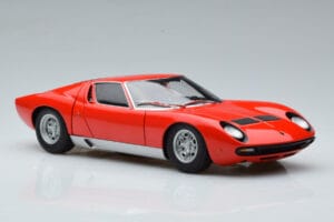 Lamborghini Miura SV Sarkans AUTOart 1:18 74543 Metāls — attēls 6 no 8