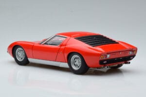 Lamborghini Miura SV Sarkans AUTOart 1:18 74543 Metāls — attēls 7 no 8