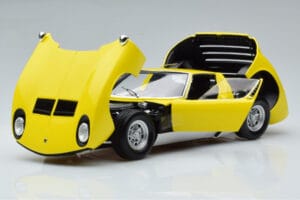 Lamborghini Miura SV Dzeltens Kyosho 1:18 08317Y Metāls — attēls 2 no 11