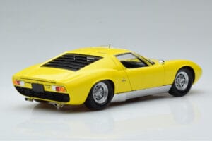 Lamborghini Miura SV Dzeltens Kyosho 1:18 08317Y Metāls — attēls 3 no 11