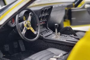 Lamborghini Miura SV Dzeltens Kyosho 1:18 08317Y Metāls — attēls 8 no 11