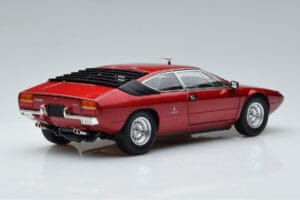 Lamborghini Urraco P250 Sarkans Kyosho 1:18 08446R Metāls — attēls 3 no 10