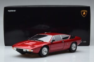 Lamborghini Urraco P250 Sarkans Kyosho 1:18 08446R Metāls — attēls 10 no 10