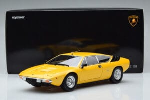 Lamborghini Urraco Dzeltens Kyosho 1:18 08446GY Metāls — attēls 10 no 10