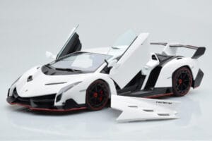 Lamborghini Veneno Balts AUTOart 1:18 74507 Metāls — attēls 2 no 8