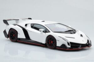 Lamborghini Veneno Balts AUTOart 1:18 74507 Metāls — attēls 6 no 8