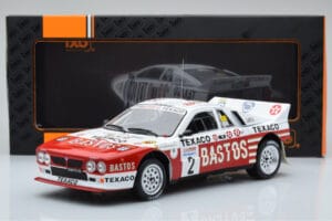 Lancia 037 Bastos #2 P. Snijers / D. Colebunders Rally Ypres 1985 IXO 1:18 18RMC136 Metāls — attēls 6 no 6