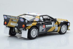 Lancia 037 ESSO #3 F. Tabaton Rally Targa Florio 1985 Kyosho 1:18 08306H Metāls — attēls 4 no 8