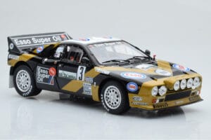 Lancia 037 ESSO #3 F. Tabaton Rally Targa Florio 1985 Kyosho 1:18 08306H Metāls — attēls 6 no 8