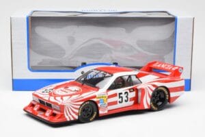 Lancia Beta Montecarlo Gr.5 #53 R. Patrese / E. Cheever 6 Hours of Silverstone 1980 MCG 1:18 MCG18814R Metāls — attēls 6 no 6