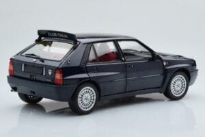 Lancia Delta HF Integrale Club Italia Zils Kyosho 1:18 08343SC Metāls — attēls 4 no 8