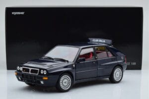 Lancia Delta HF Integrale Club Italia Zils Kyosho 1:18 08343SC Metāls — attēls 8 no 8