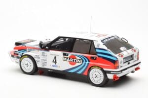 Lancia Delta Integrale 16V #4 A. Fiorio Rally Safari 1990 IXO 1:18 18RMC139B Metāls — attēls 5 no 6