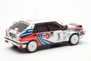 Lancia Delta Integrale 16V #5 J. Kankkunen / J. Piironen Rally Safari 1990 IXO 1:18 18RMC139C Metāls — attēls 2 no 6