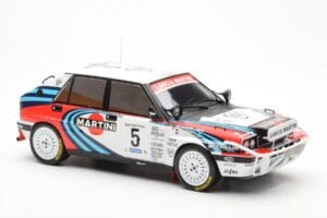 Lancia Delta Integrale 16V #5 J. Kankkunen / J. Piironen Rally Safari 1990 IXO 1:18 18RMC139C Metāls — attēls 4 no 6